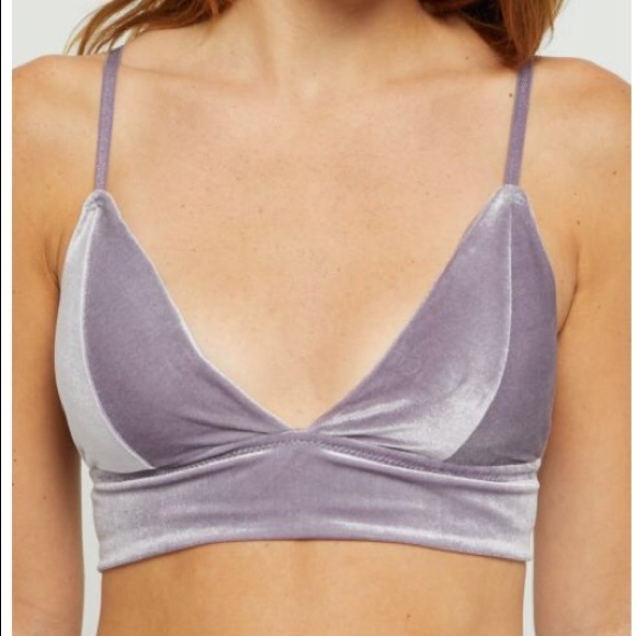 Other - Purple velvet bralette